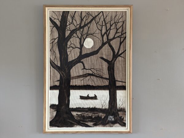 Boat under Moonlight