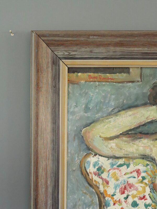 Nude on Patterned Armchair - Image 7