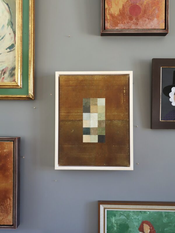 Geometric Collage in Raw Umber - Image 2
