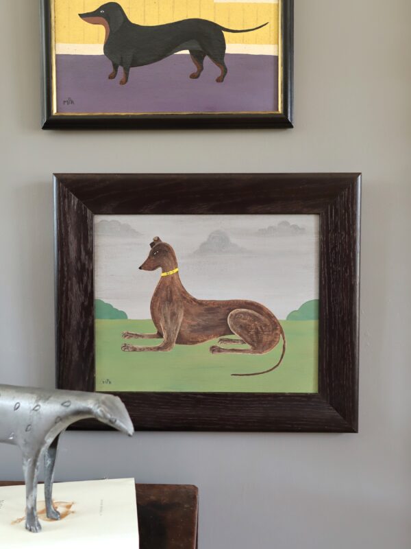 Greyhound with Yellow Collar - Image 2