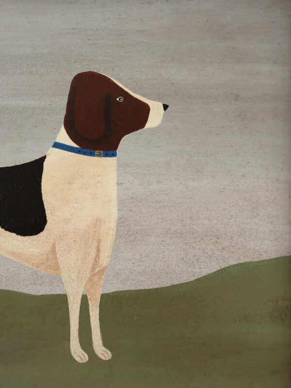 Fox Hound with Blue Collar - Image 6