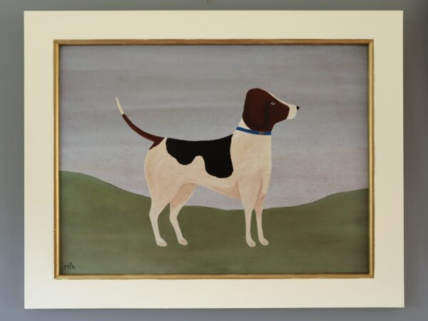 Fox Hound with Blue Collar