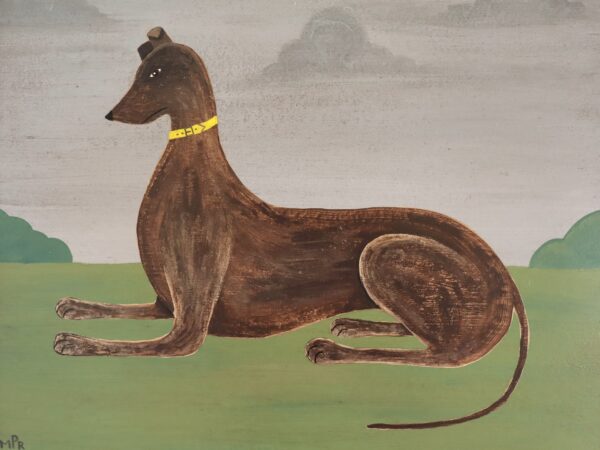 Greyhound with Yellow Collar - Image 8
