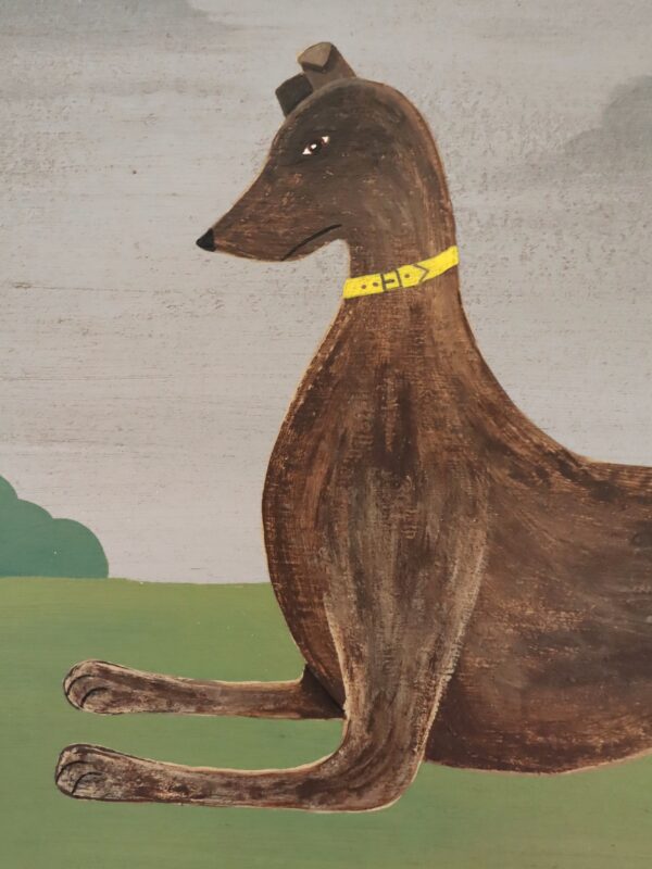 Greyhound with Yellow Collar - Image 9