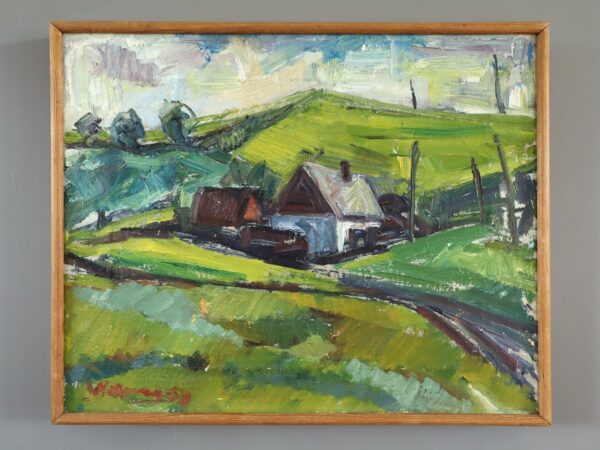 Cottage Among Green Hills
