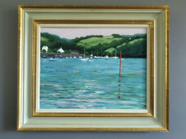 Dittisham from the Dart
