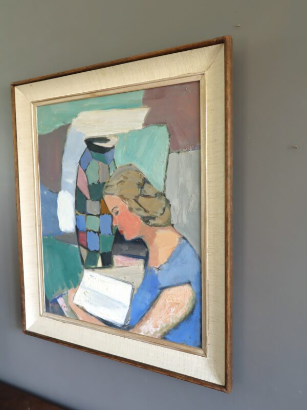 Girl Reading with Vase - Image 4