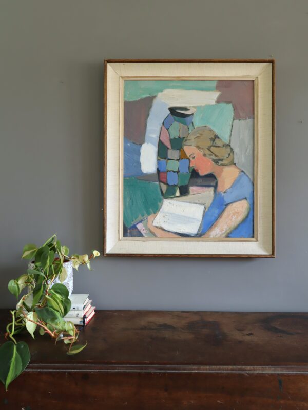 Girl Reading with Vase - Image 11