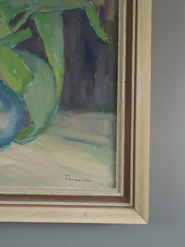 Tulips in a Blue Vase - Image 6
