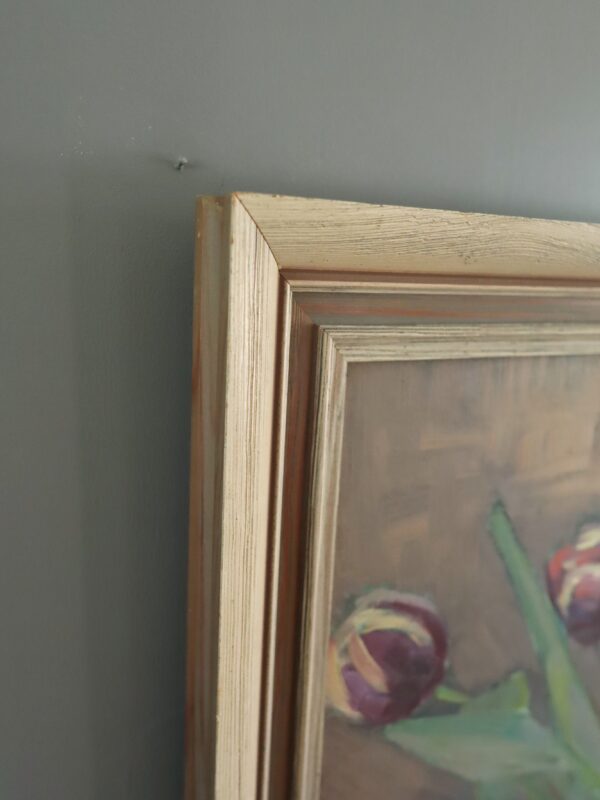 Tulips in a Blue Vase - Image 7
