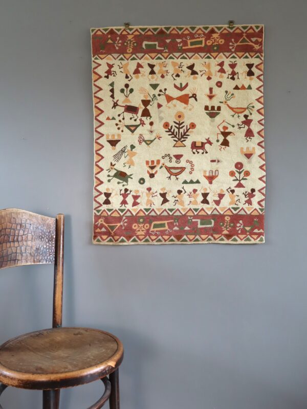 Whimsical Afghani Wall Hanging - Image 2