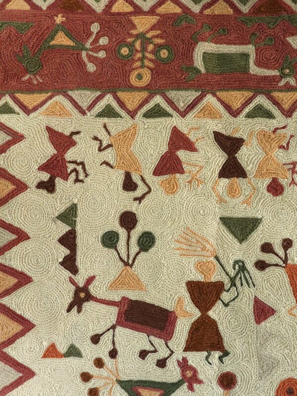 Whimsical Afghani Wall Hanging - Image 4