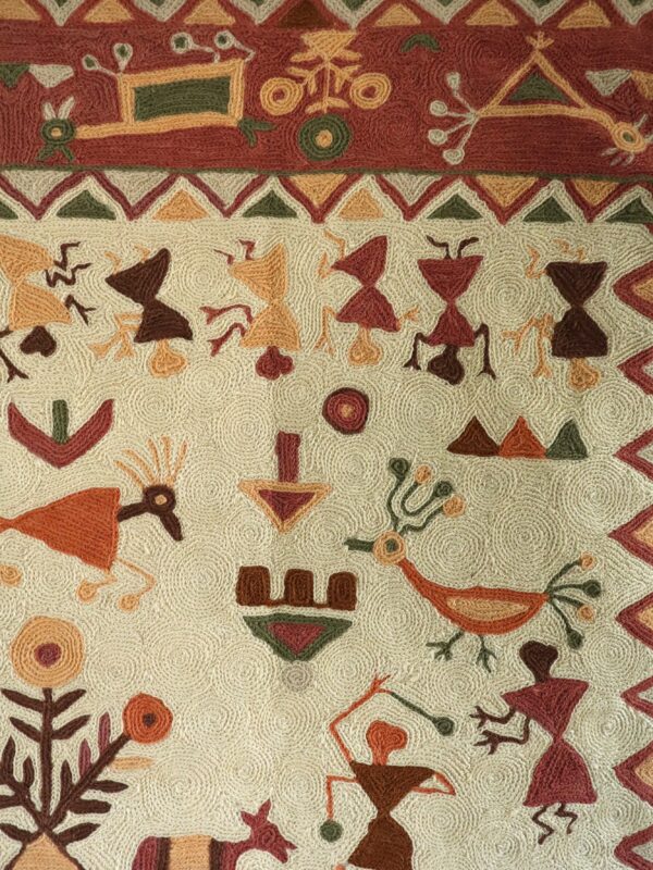 Whimsical Afghani Wall Hanging - Image 5