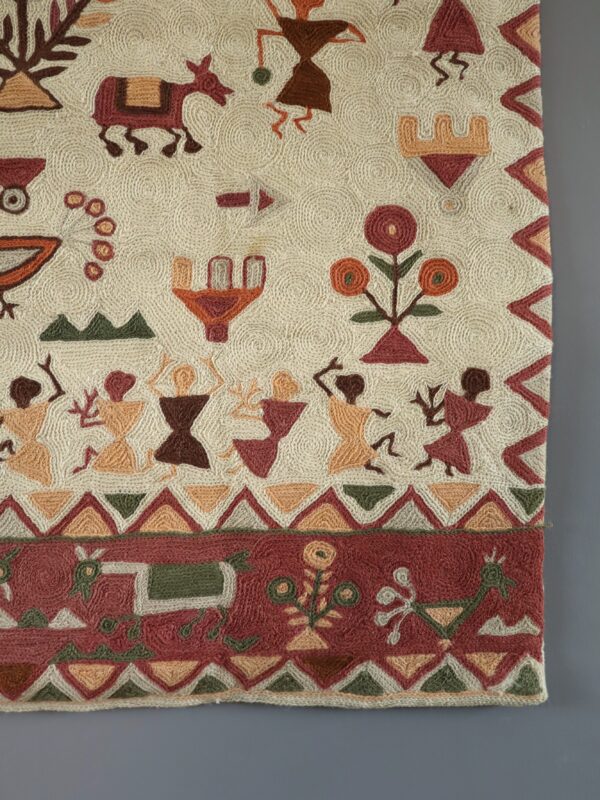Whimsical Afghani Wall Hanging - Image 6