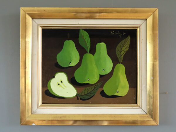 Green Pears on Table