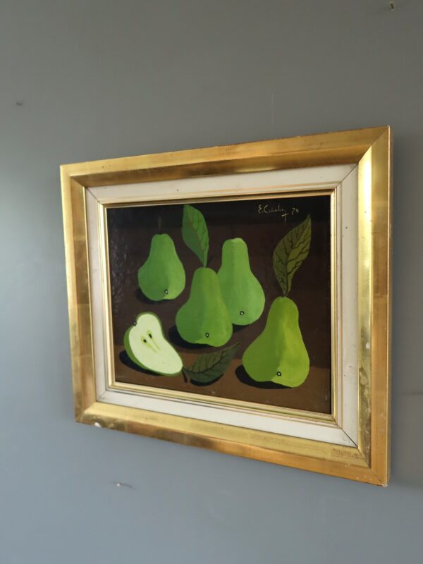 Green Pears on Table - Image 6