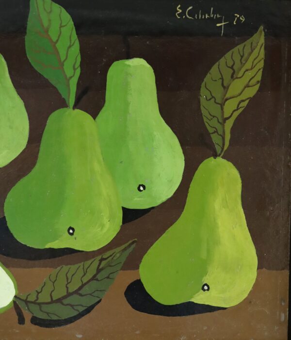 Green Pears on Table - Image 12