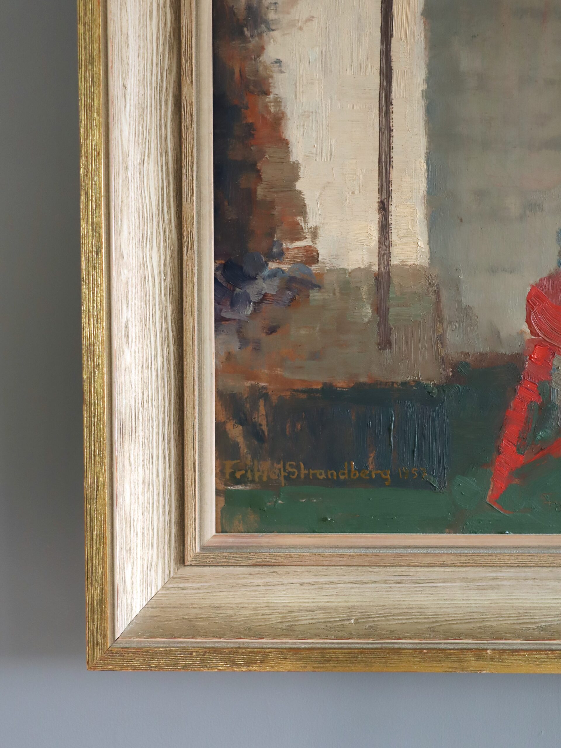 Red Chair by the Fireplace - Image 5