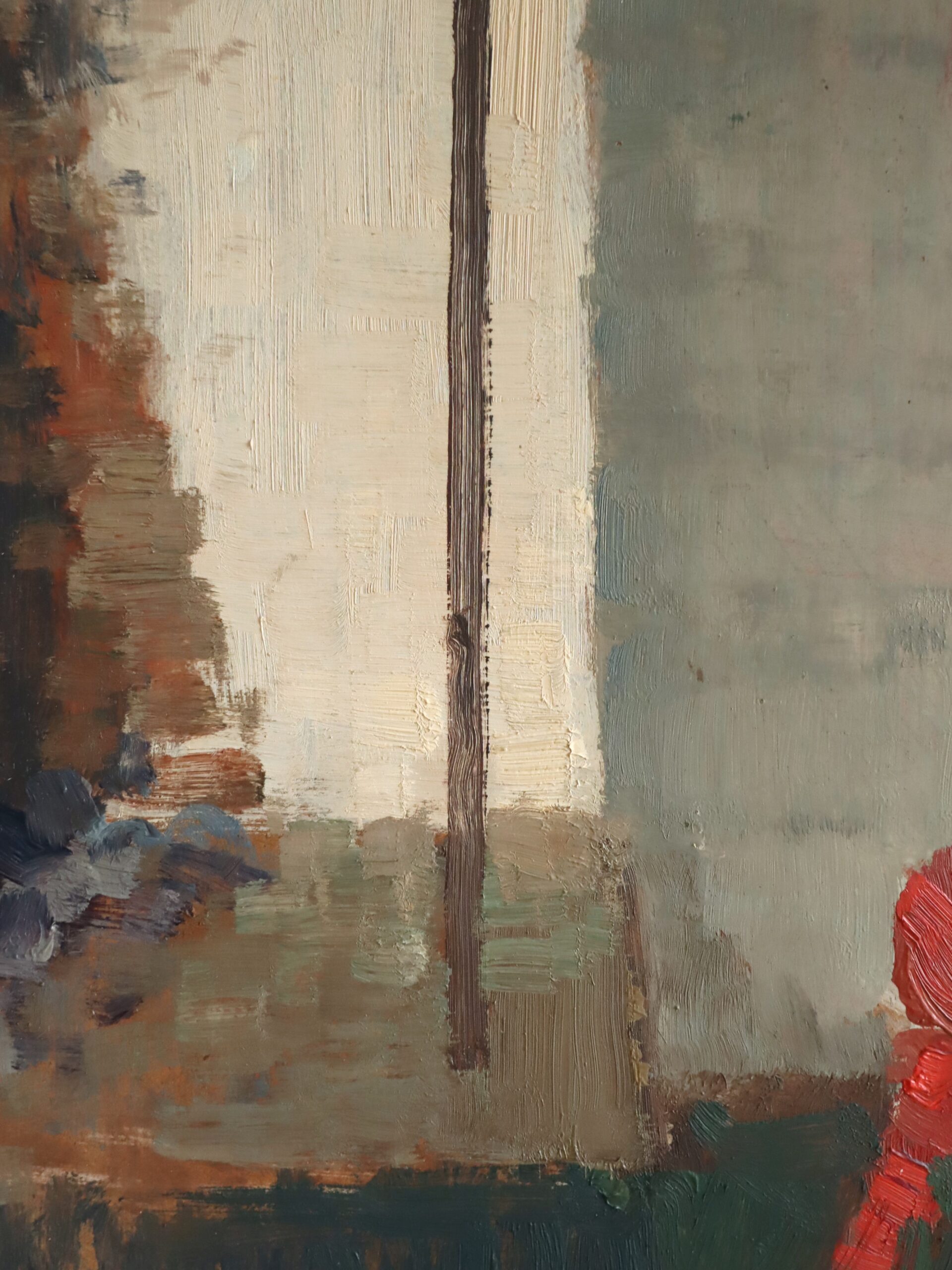 Red Chair by the Fireplace - Image 8