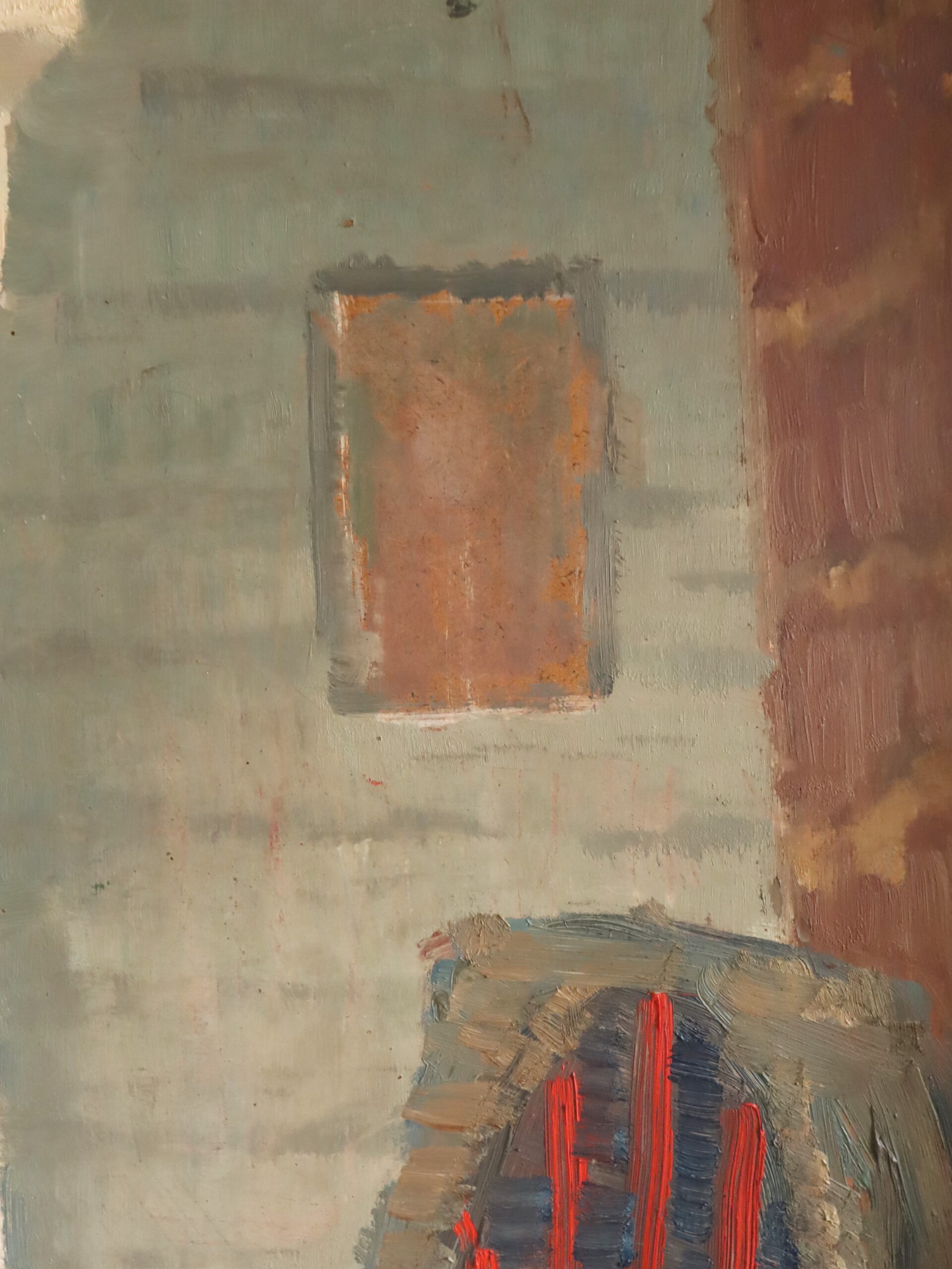 Red Chair by the Fireplace - Image 9