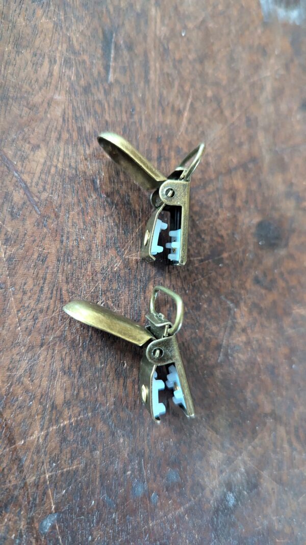 Pair of Bronze Tapestry Clamps - Image 5