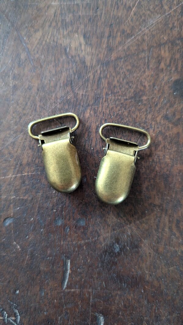 Pair of Bronze Tapestry Clamps - Image 7