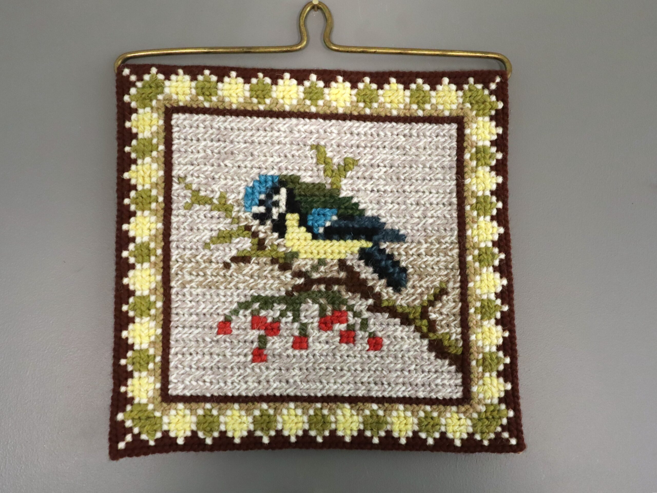 Needlepoint Blue Tit