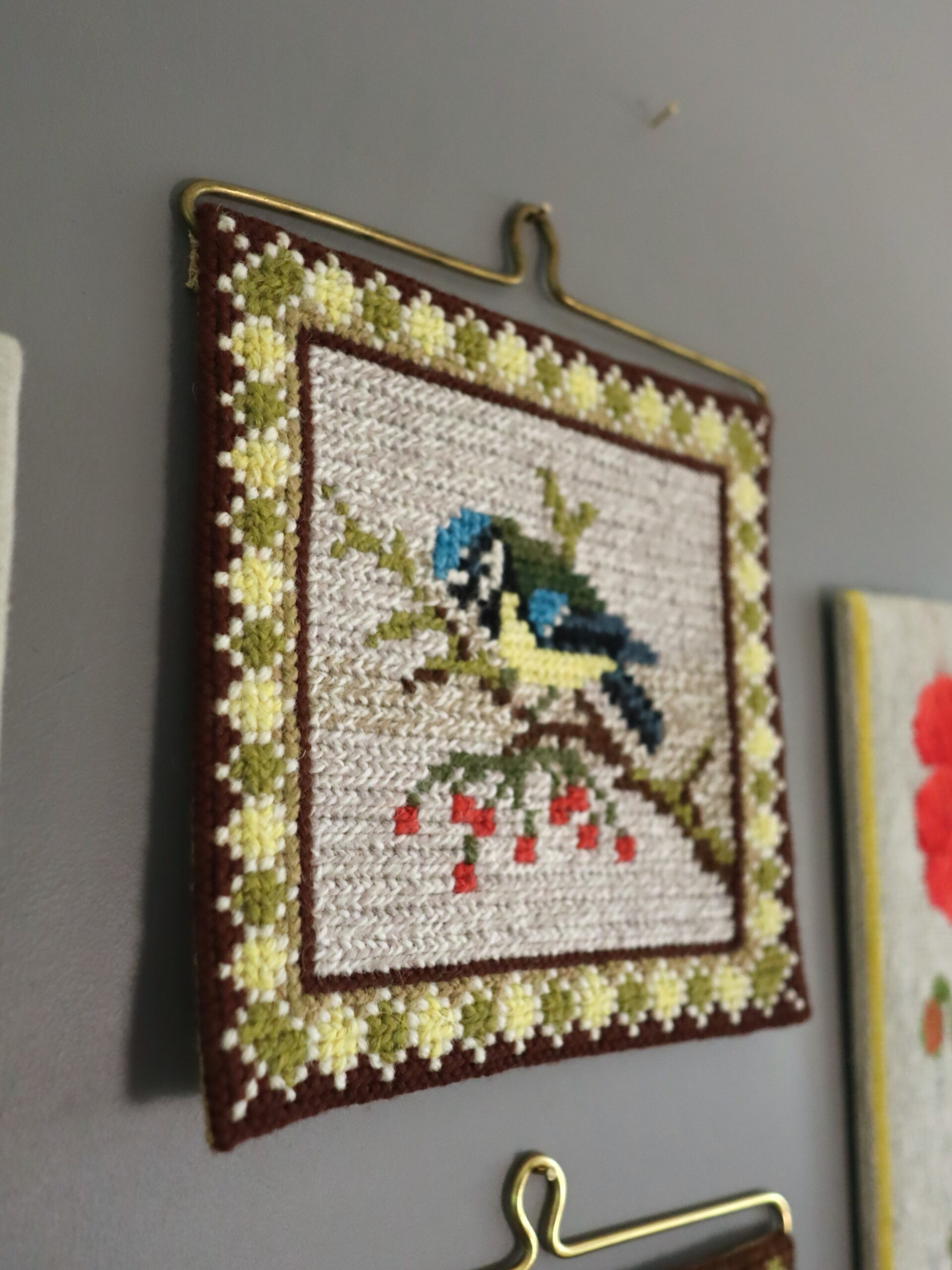 Needlepoint Blue Tit - Image 4