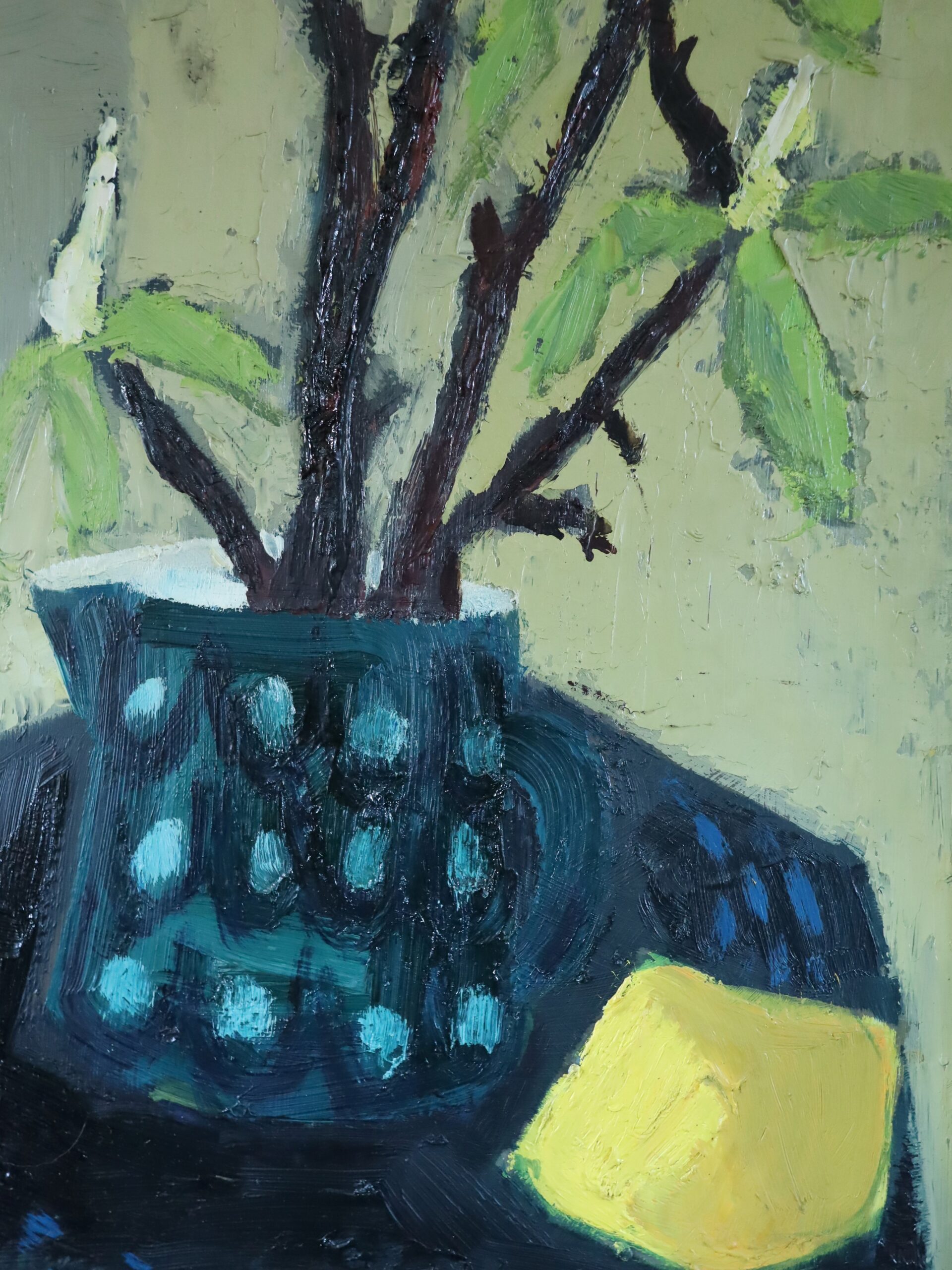 Branches in a Blue Vase - Image 6