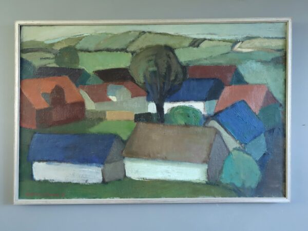 Houses by the Rolling Hills