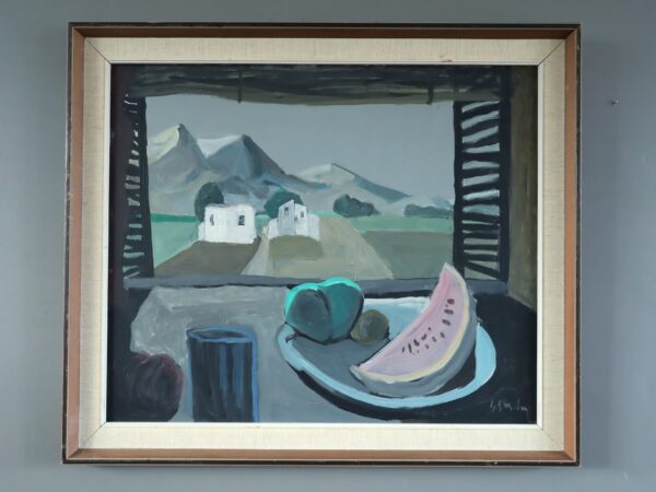 Still Life with Mountain View