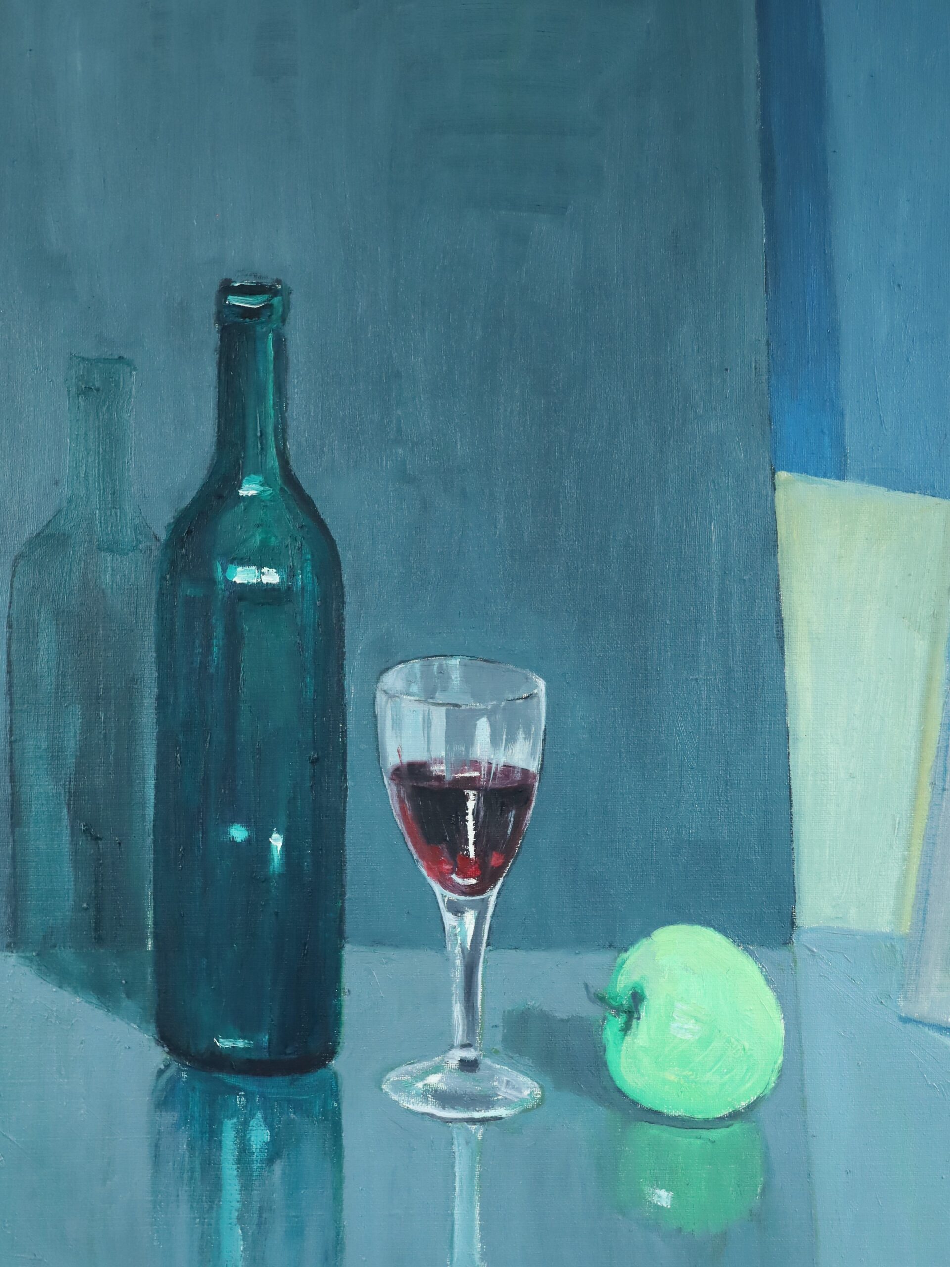 Green Apple with Glasses - Image 8