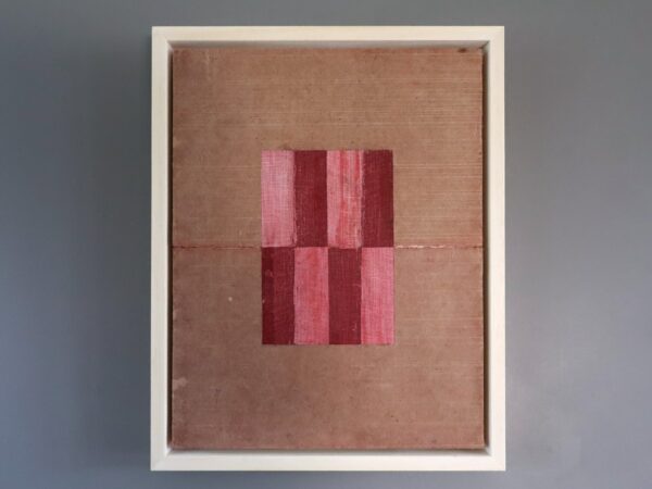 Geometric Collage in Mauve