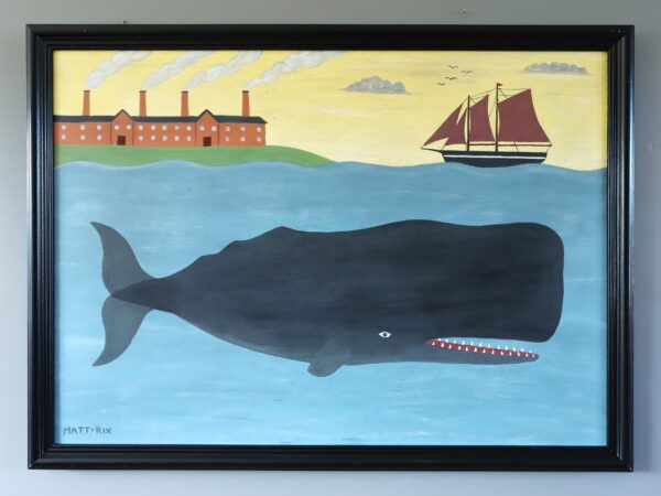 Sperm Whale and Smoking Chimneys