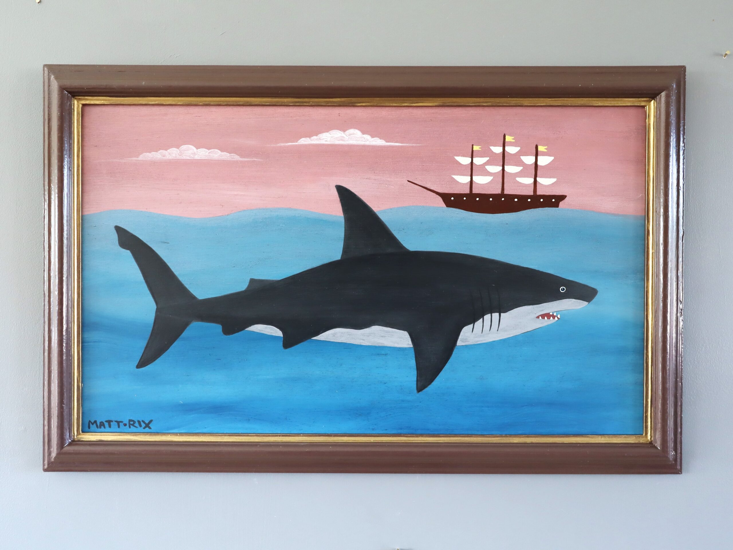 Great White Shark at Sea