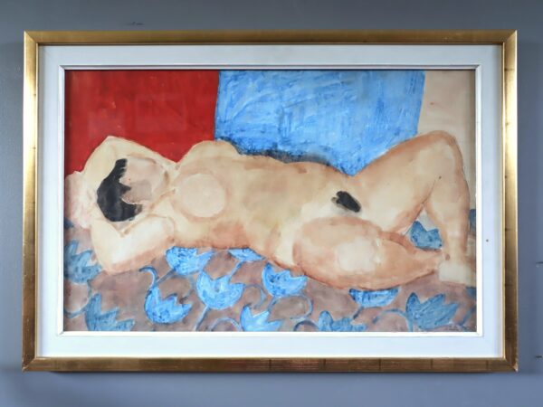 Reclining Figure on Rug