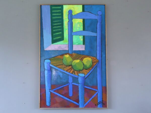 Still Life with Blue Chair