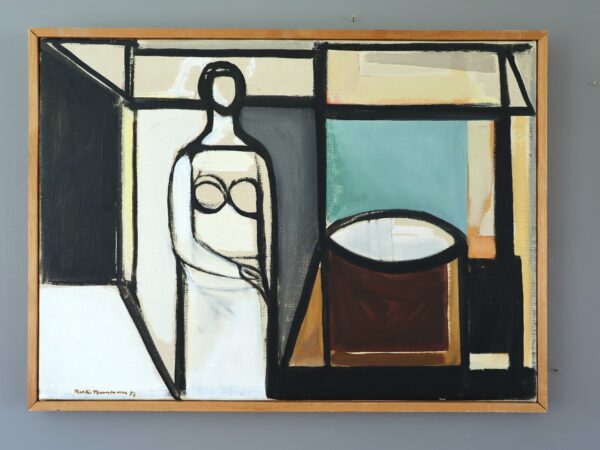 Figure in Constructed Room