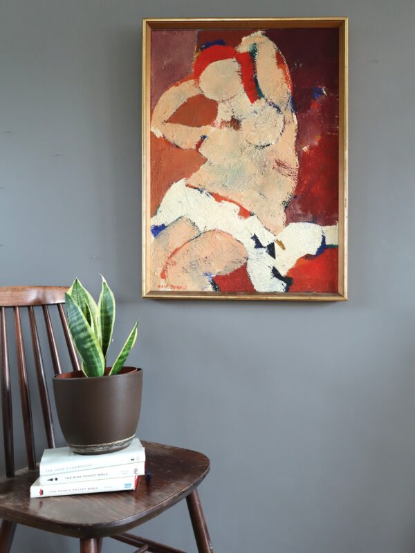 Reclining Figure in Red – The Discerning Palette