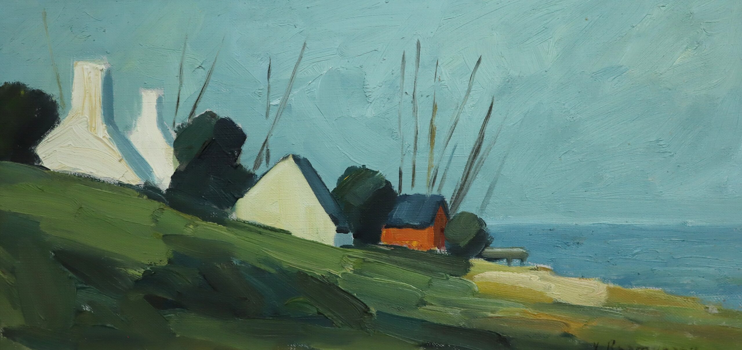 Red Cabin by the Shore - Image 3