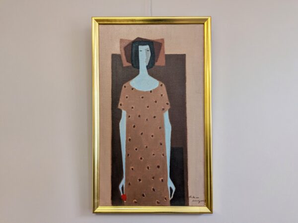 Woman with a Red Flower