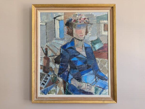 Woman in a Blue Coat