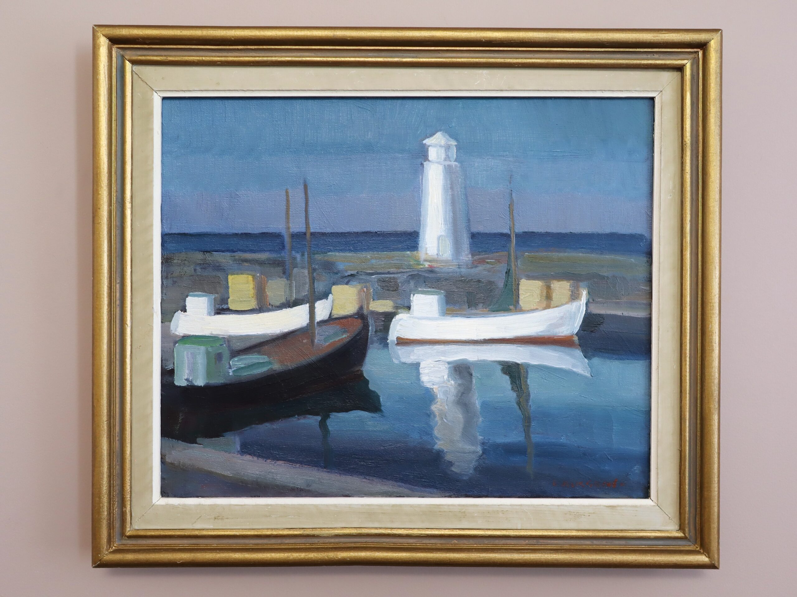 Harbour in Blue