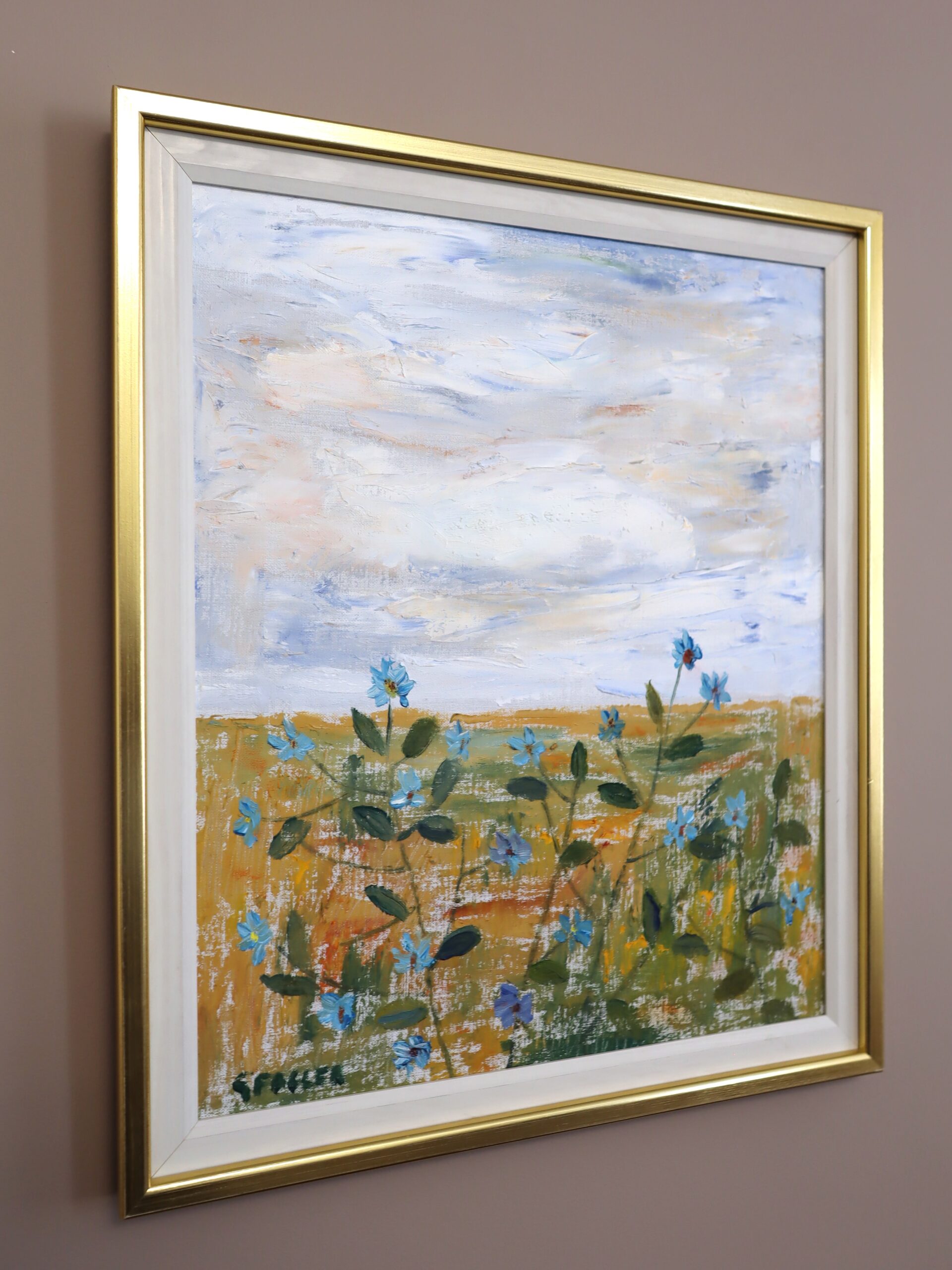 Blue Flowers in the Meadow - Image 4