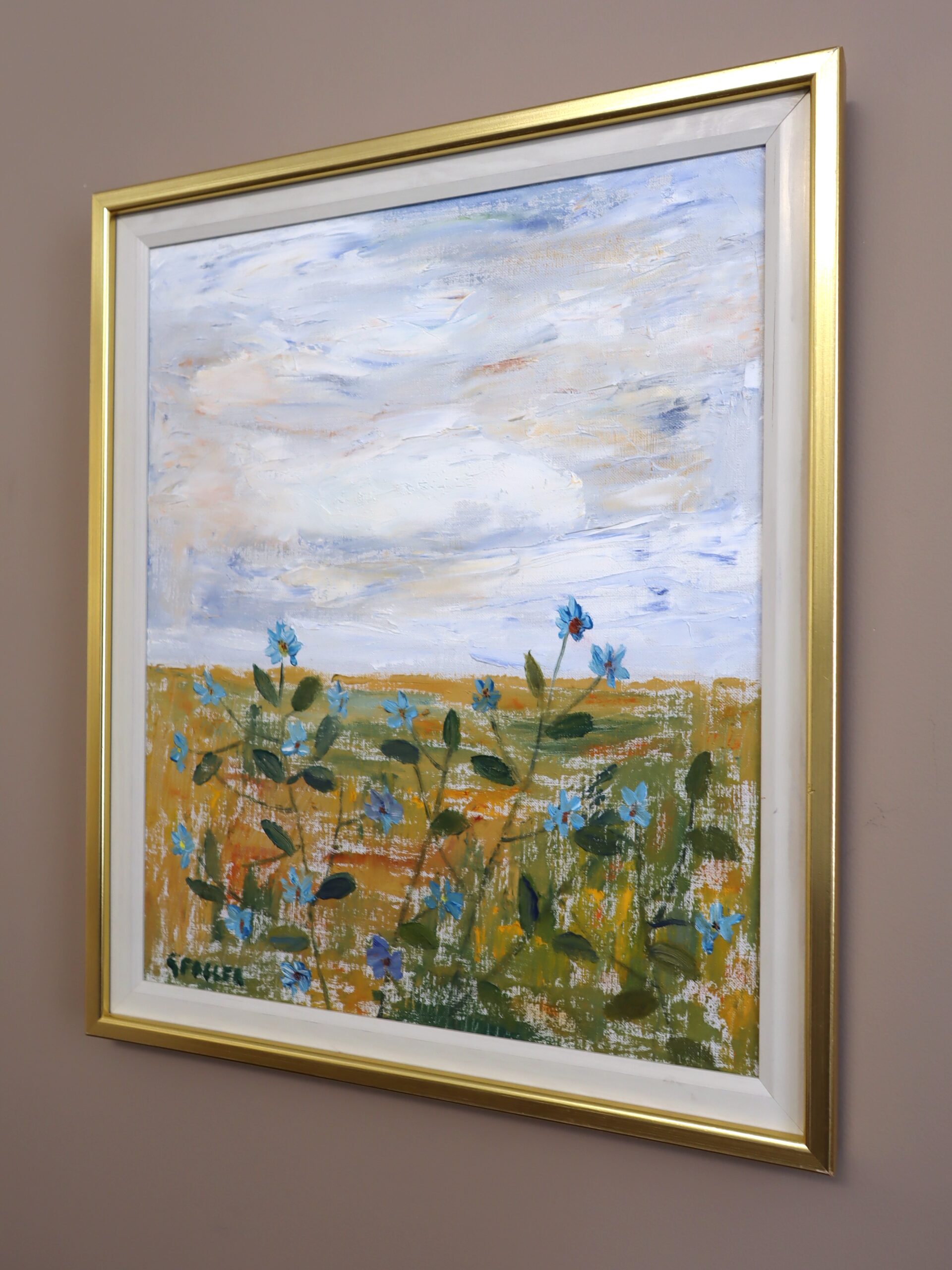 Blue Flowers in the Meadow - Image 3