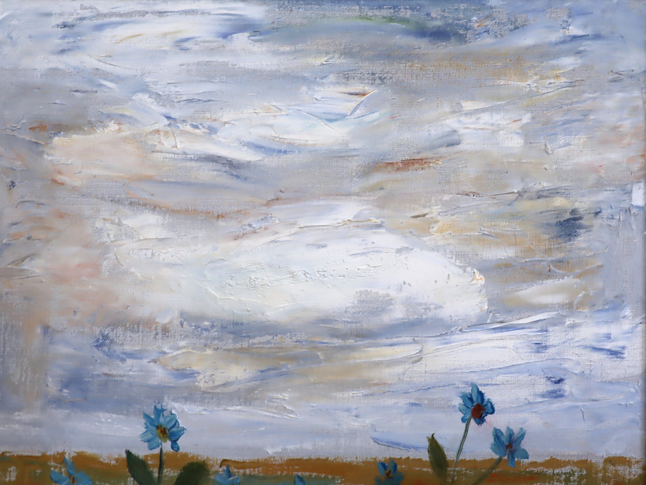 Blue Flowers in the Meadow - Image 6