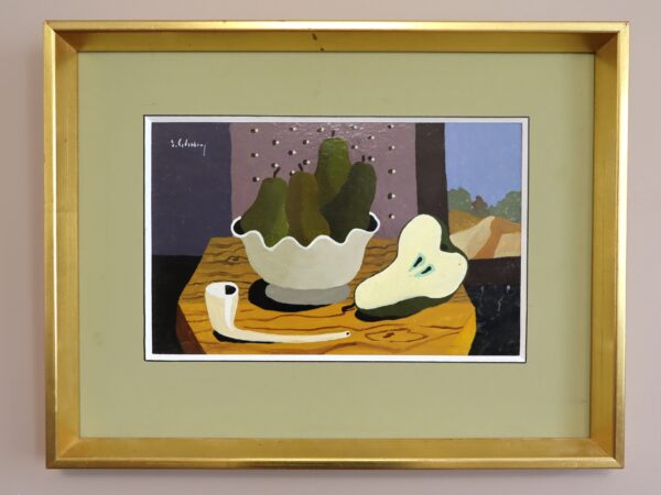 Tabletop with Pears